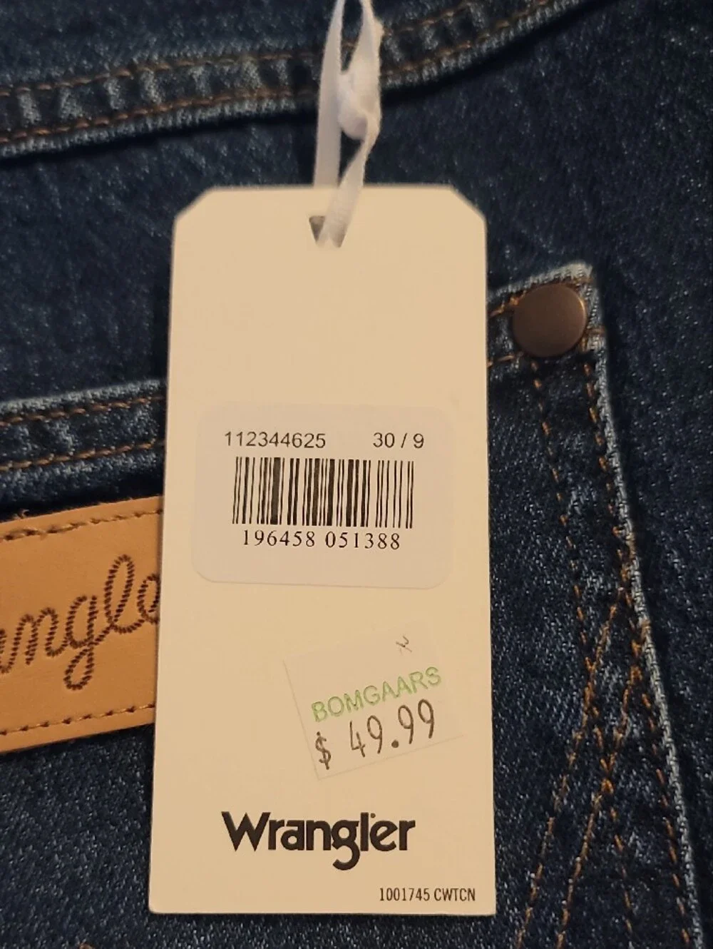 Wrangler Women’s Dark Blue Denim Jeans Shorts